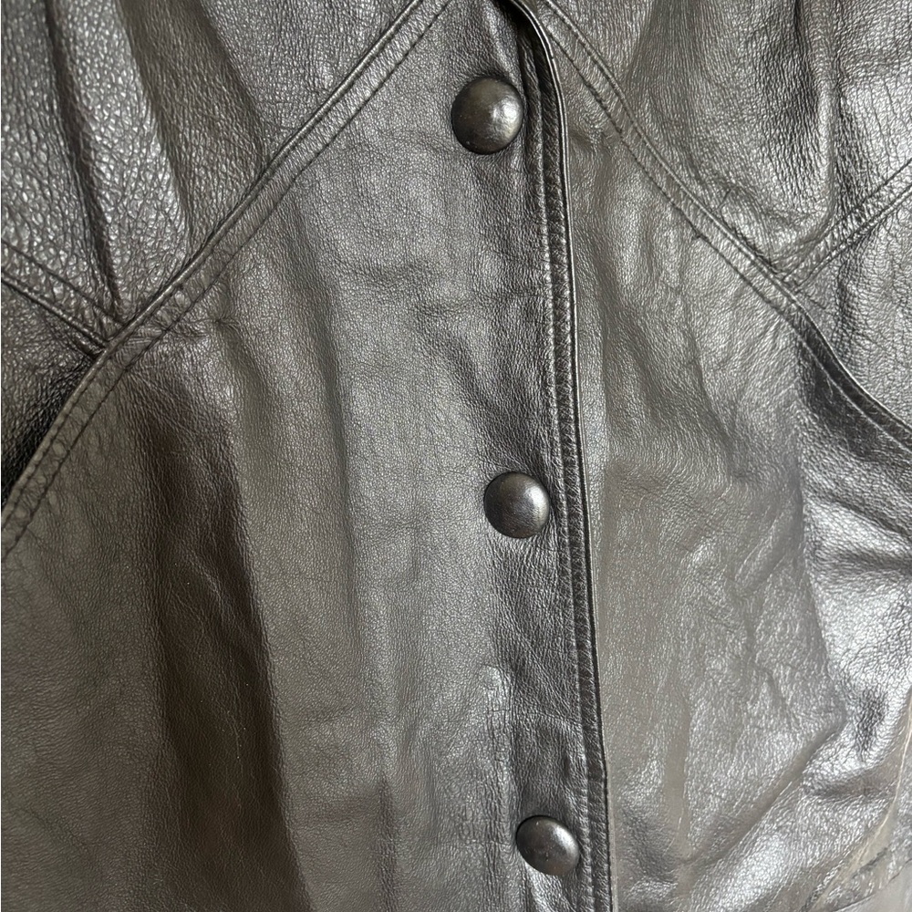Wilson’s Leather Women's Trench Coat Black Petite Small - Picture 8 of 9